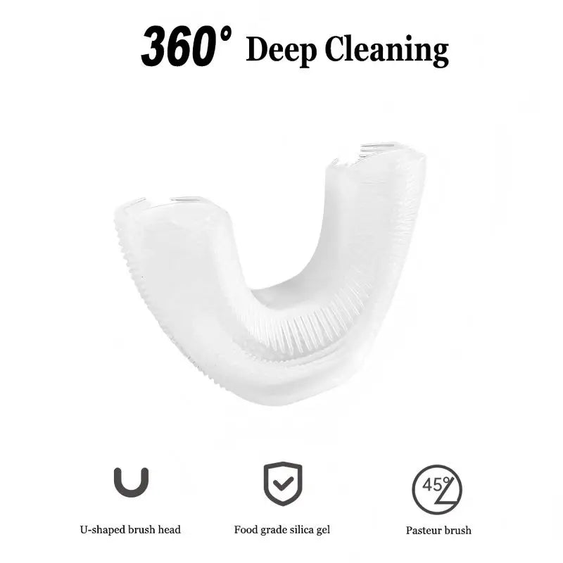 U-Shaped Electric Toothbrush Automatic Sonic Whitening Silicone Oral Care